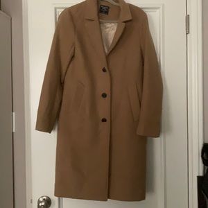 Abercrombie wool blend dad coat